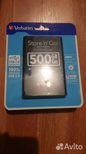 Внешний жесткий диск 500 гб