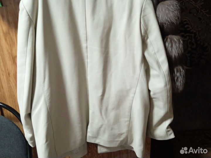 Пиджак кожаный мужской