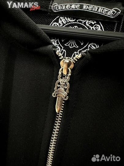 Зип худи Chrome Hearts все размеры