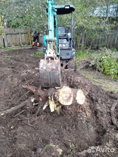 Услуги мини экскаватора копка земляные работы