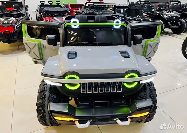 Детский электромобиль на резиновых колесах