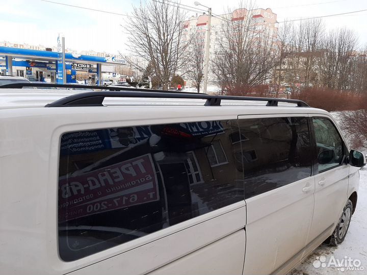 Рейлинги для Volkswagen T5/T6 длинная база, черные