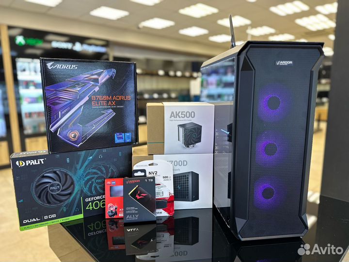 Elite Core i5-13400F RTX4060 DDR5-32Gb 2хSSD 1.5Tb