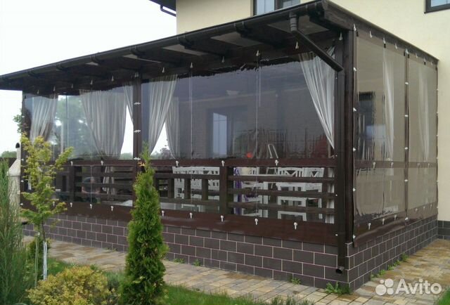 Мягкие окна для беседок