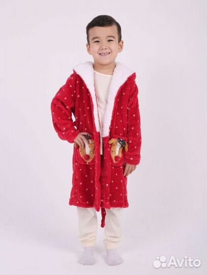 Детский махровый халат