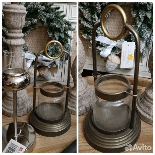 Подсвечник Clayre&Eef(Нидерланды) статуэтка птичка