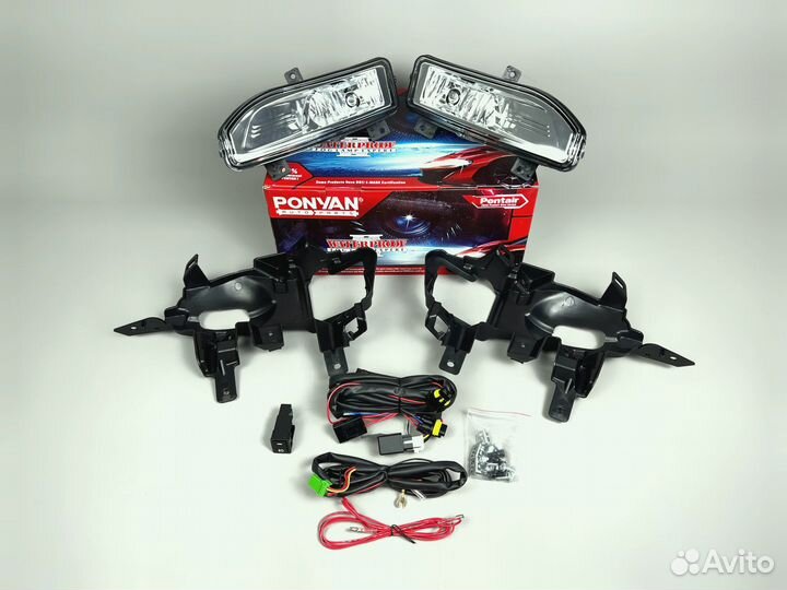 Уст комплект туманок Nissan Qashqai 2м с18г