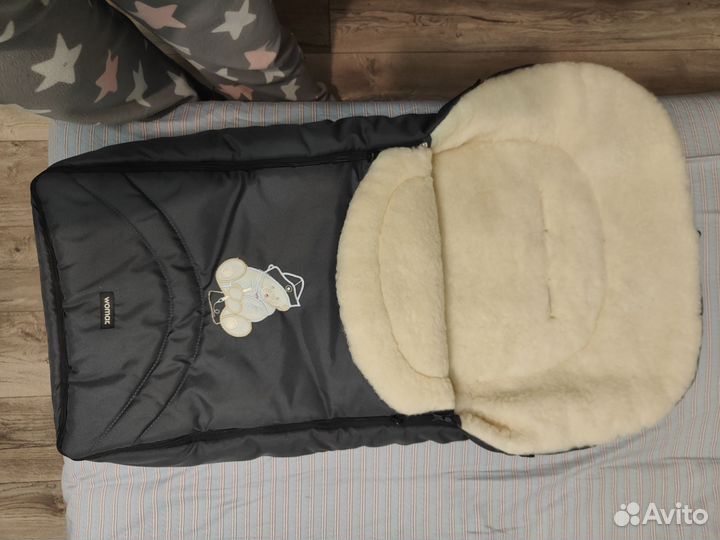 Зимний конверт в коляску