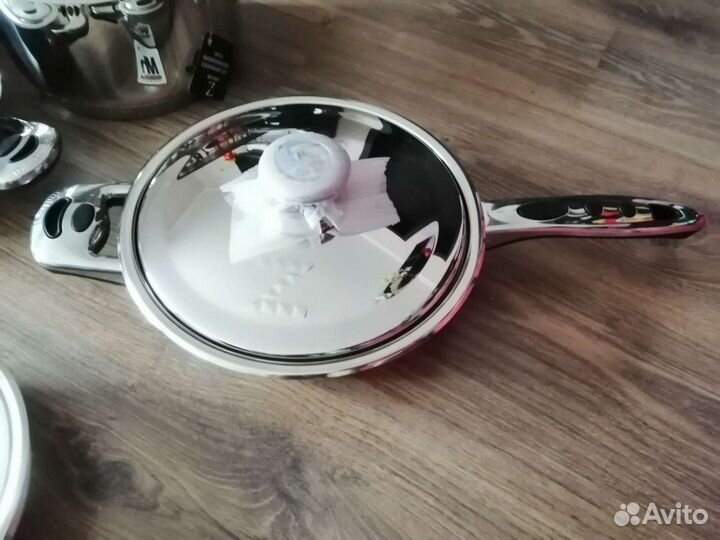 Набор посуды из нержавеющей стали, новый