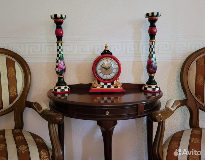 Часы настольные каминные в стиле MacKenzie Childs