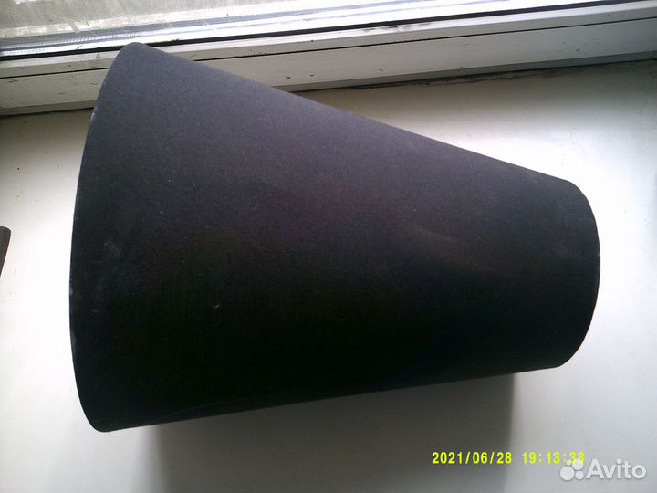 Абажур черный потолочный. Лофт