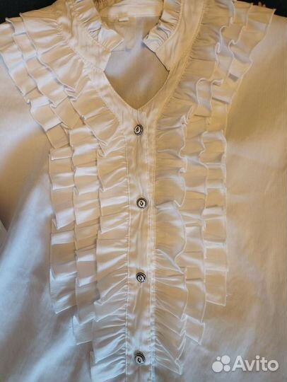 Блузка белая для девочек