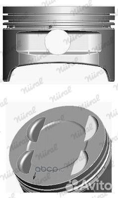 Поршень с пальцем без колец ford mondeo IV 2007