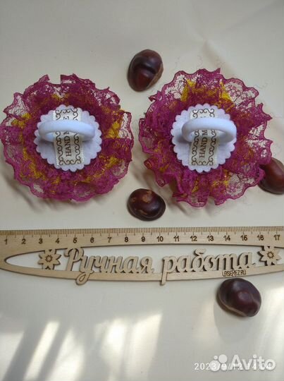 Резинки бантики ручной работы 