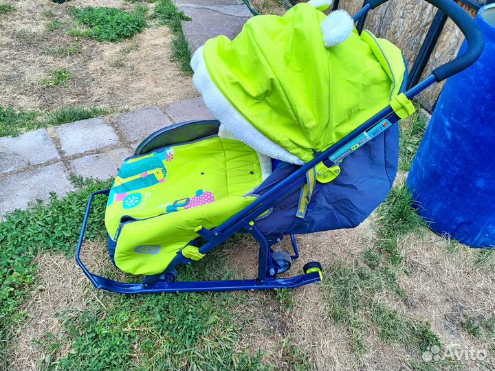 Санки-коляска