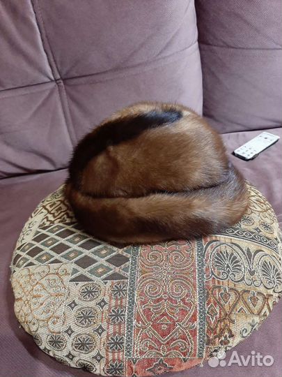 Шапка норковая женская 56 размер