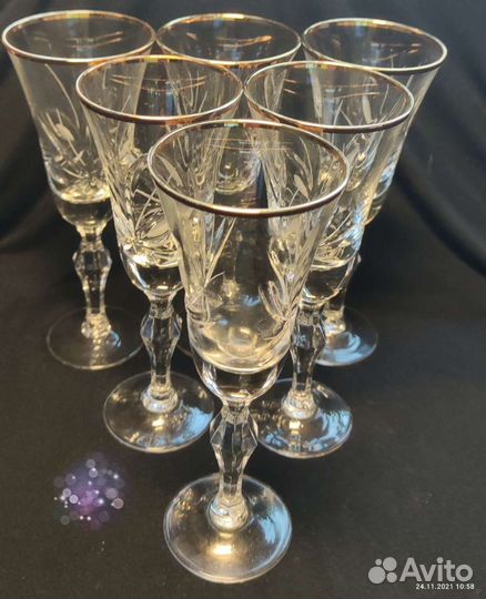 Хрустальные бокалы для вина