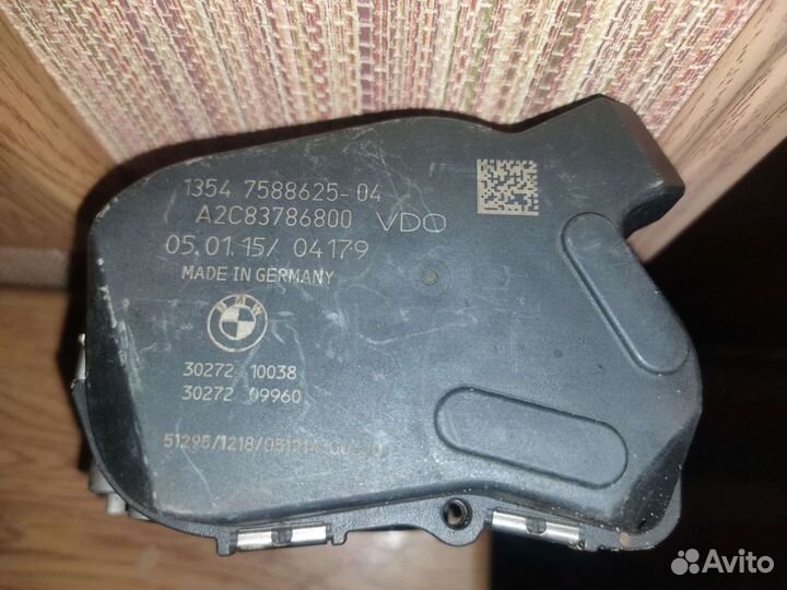 Заслонка дроссельная BMW F30 F10 F07 F25 F15