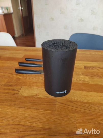 Samura набор ножей керамических с подставкой