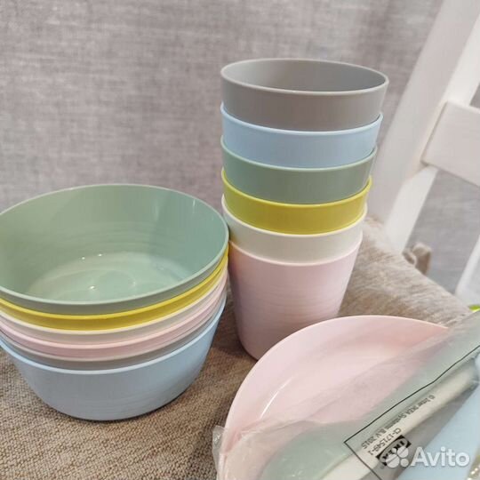 Комплект детской посуды IKEA