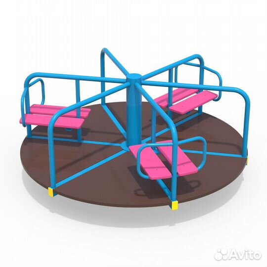 Уличные горки, детские карусели