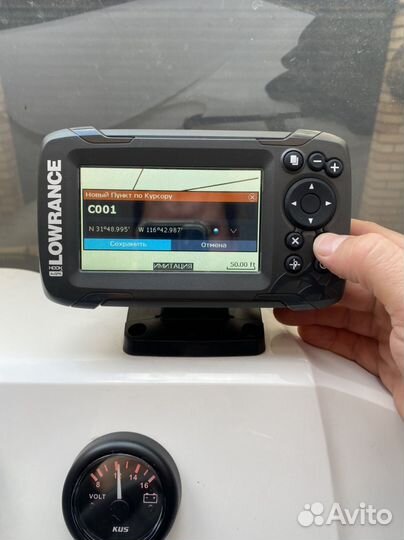 Эхолот Lowrance hook2-4x GPS Bullet