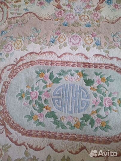 Ковер вьетнамский чистошерстяной 2х3 овал