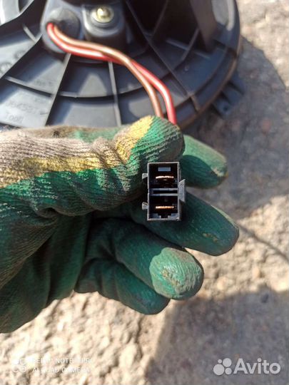 Opel Corsa C Моторчик печки Valeo