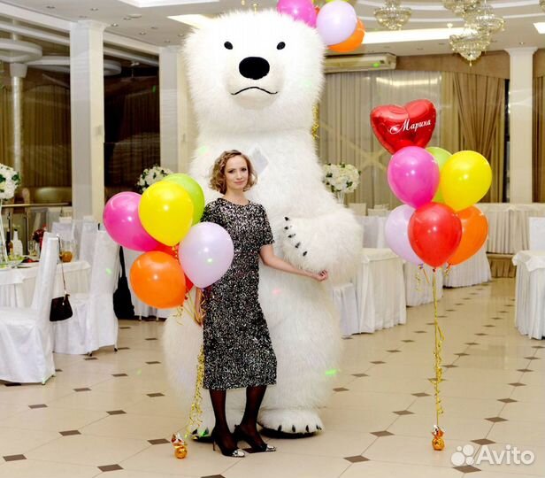 Ростовые медведи(Белый медведь и тедди)