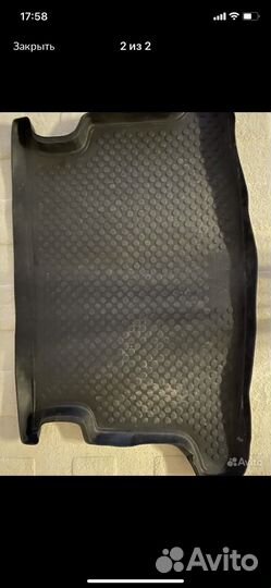 Коврик в багажник toyota corolla