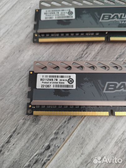 Crucial Ballistix Tactical Tracer8x2 16Gb 1600Mhz