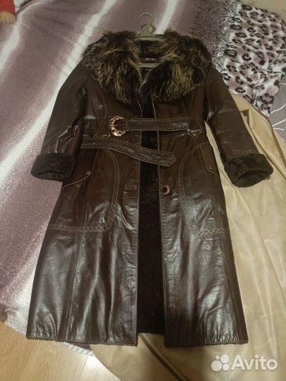 Дубленка натуральная женская 42 44