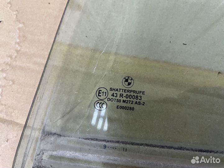 Стекло заднее левое бмв 3 серии Е90 седан
