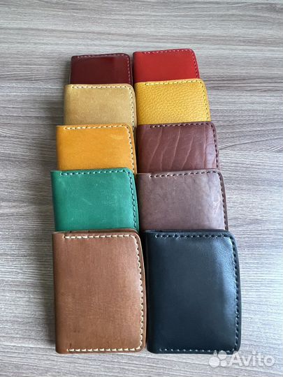 Картхолдер из натуральной кожи ручная работа