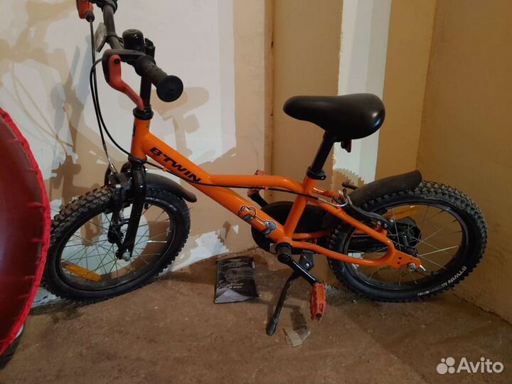 Детский велосипед btwin 16, robot 500