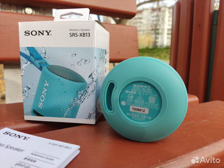 Колонка Sony SRS-XB13 зелёная