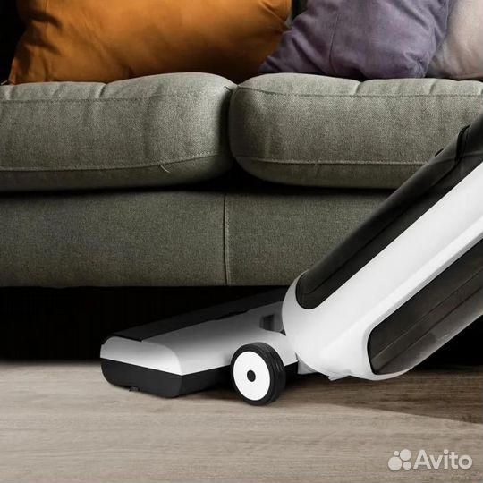 Моющий пылесос (handstick) KitFort KT-5257, 200Вт, белый/черный