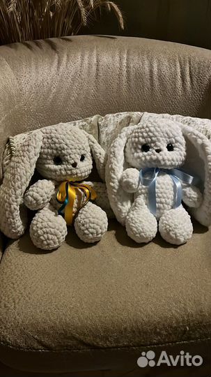 Игрушка :Зайка вязаный -ручная работа