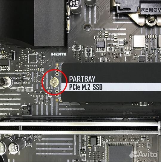 Комплект фиксации M.2 SSD дисков для asus mini-ITX