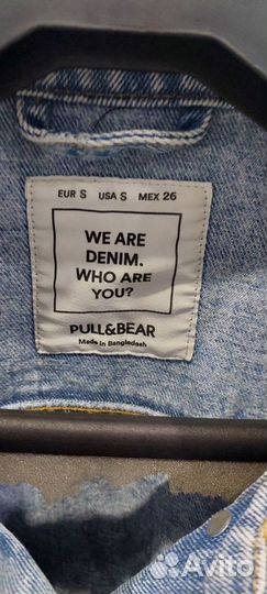 Джинсовая куртка pull and bear женская размер S