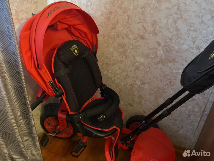 Детский велосипед коляска