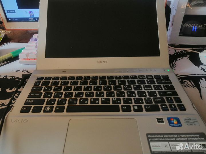 Ноутбук sony vaio svt111a11v
