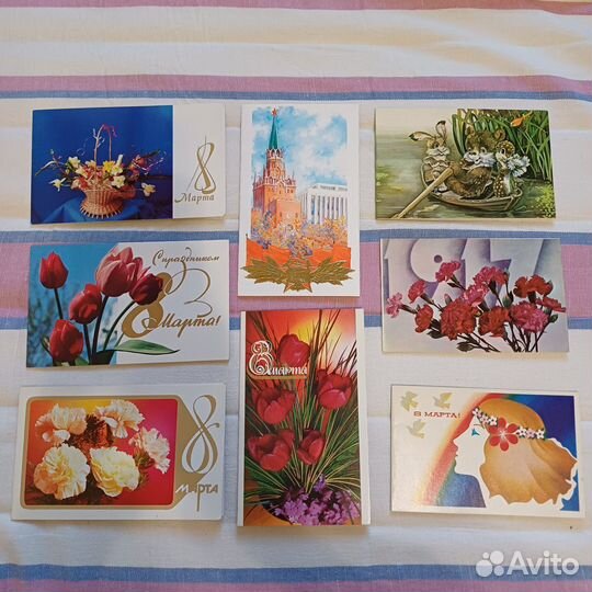 Бронь Открытки СССР чистые