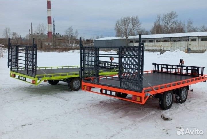 Прицеп легковой двухосный для перевозки техники