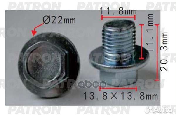 Пробка масляного поддона Toyota применяемость: