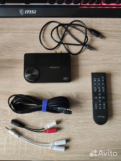 Звуковая карта USB sound blaster x-fi surround 5.1