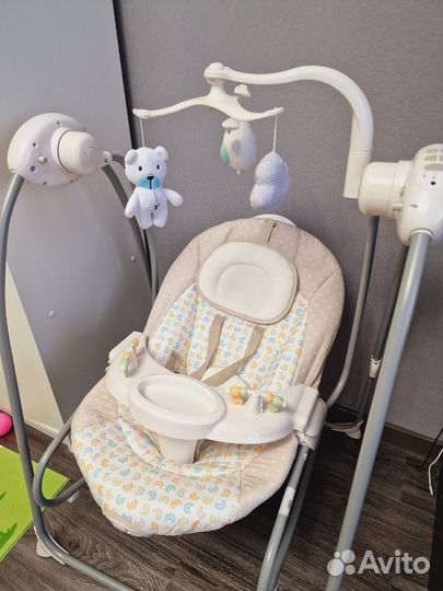 Детские электронные качели для новорожденных