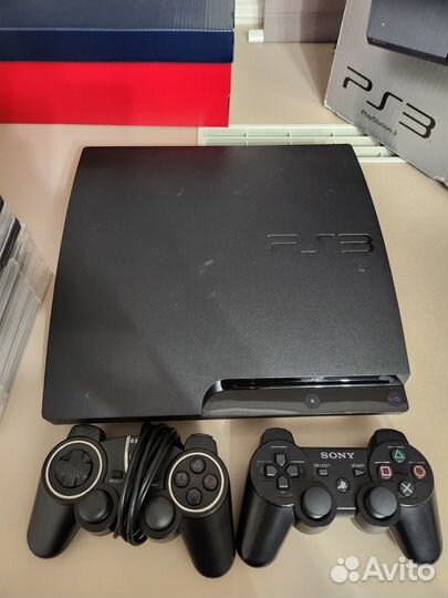 Sony playstation 3 slim 320gb с прошивкой+игры