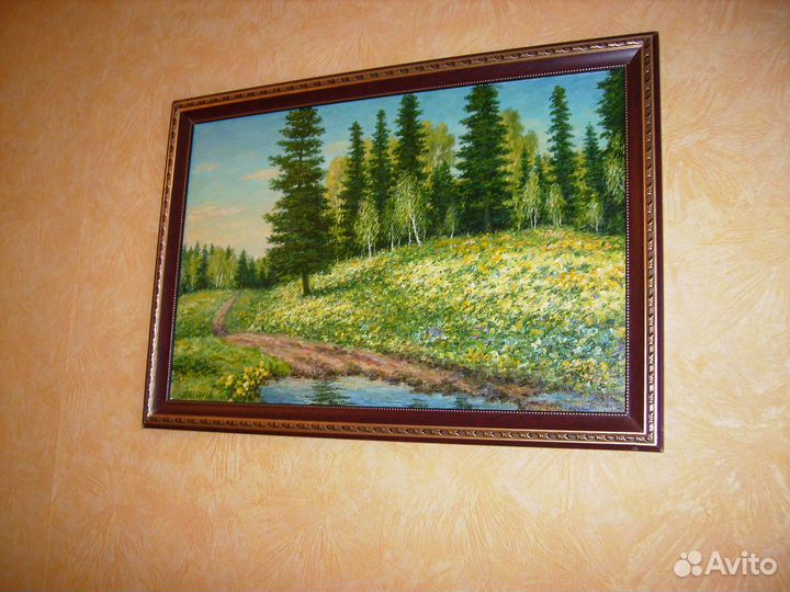 Картина маслом на холсте 