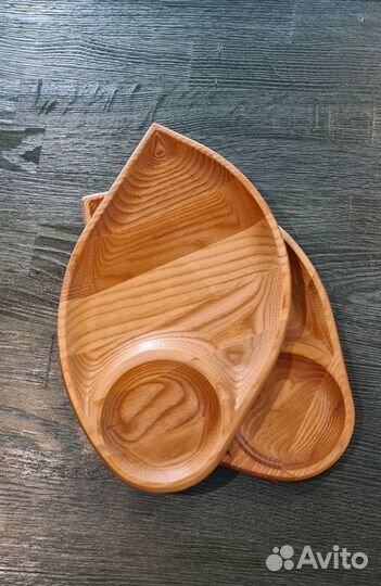 Тарелка ясень/дуб